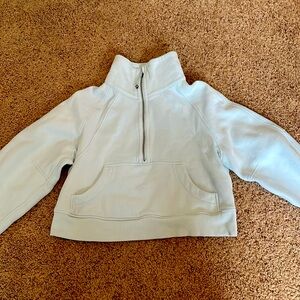 Lulu crop sweatshirt.